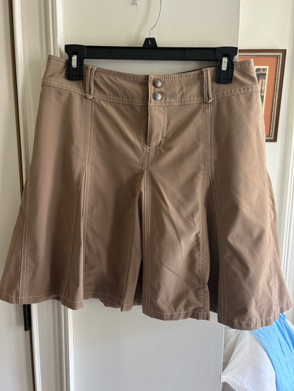 Athleta Tan Brown A-Line Skort